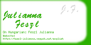 julianna feszl business card
